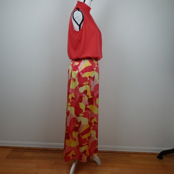 Ming Wang Skirt & Top Set Outfit Women's Size S Pink Yellow TWO Pieces Colorful - Picture 4 of 16